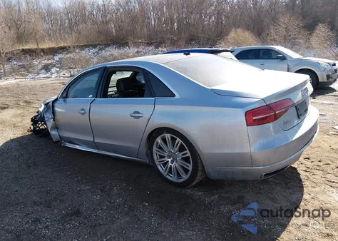 2016 Audi A8 L 3.0T из США, поврежденный, VIN WAU34AFD4GN001552